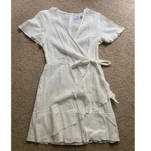 NWOT White Princess Polly Mini Dress SIZE 6